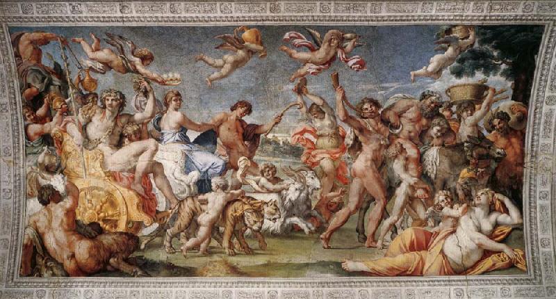 Triumph of Bacchus and Ariadne, Annibale Carracci